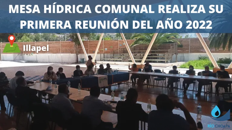 JUNTA DE VIGILANCIA DEL RÍO CHOAPA PARTICIPA DE LA PRIMERA MESA HÍDRICA DE ILLAPEL DEL AÑO