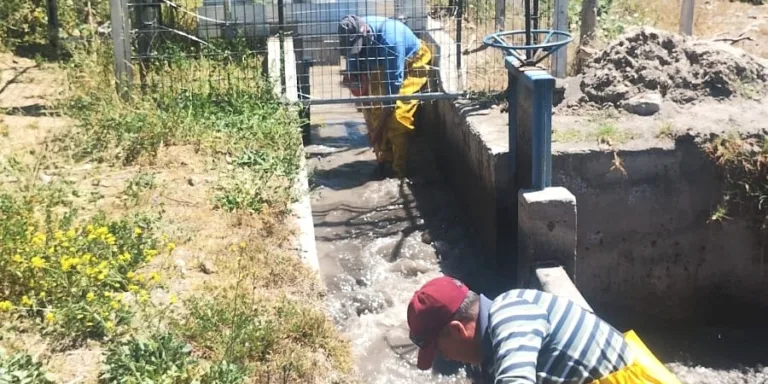 JVRCH INFORMA CRECIDA DE RÍO CHOAPA Y RECOMIENDA A USUARIOS CUIDAR OBRAS DE RIEGO E IRRIGACIÓN.