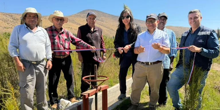JVRCH IMPULSA MODERNIZACIÓN HÍDRICA: COMUNIDAD MINCHA SUR ARRIBA INAUGURA 600 METROS DE REVESTIMIENTO